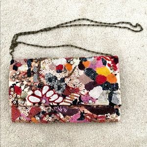 Anthropologie Sequin Clutch/Purse
